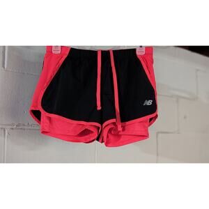 New Balance Running Shorts Black Pink Athletic Gym Workout Small